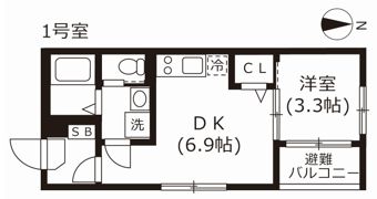 ルカセレーヌの間取り画像
