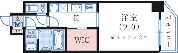 ファーストフィオーレ神戸元町ディモーラの間取り画像