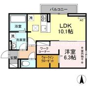 ナーブ屋島 B棟の間取り画像