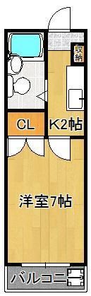 ビブレマンション三萩野の間取り画像