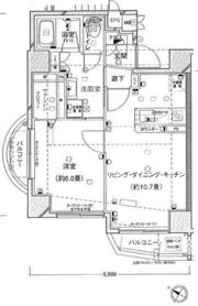 フィオリーシェ東浅草の間取り画像