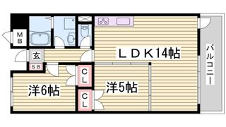 HKマンションの間取り画像