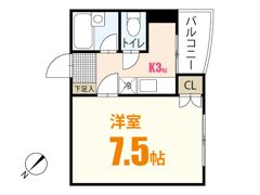アメニティカネイチⅡの間取り画像