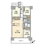 プラウド東神奈川の間取り画像