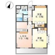 コートヴェール中島田の間取り画像