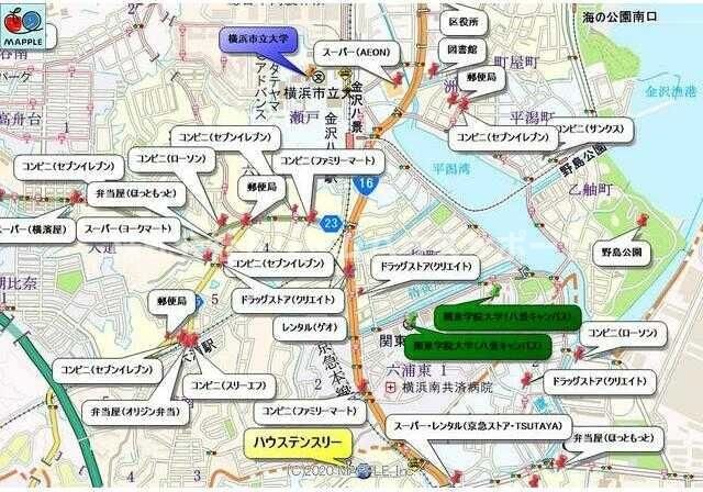 近くに施設あり