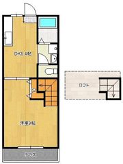 ジェニファー29 A棟の間取り画像