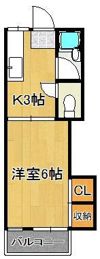 コーポあおいの間取り画像