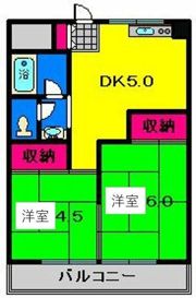 津田沼サニーマンションの間取り画像