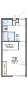 レオパレス虹の間取り画像