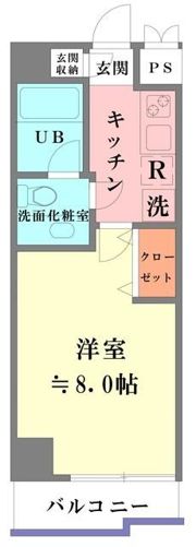 メリス尾山台の間取り画像