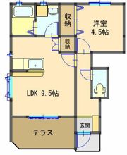 パルティールの間取り画像