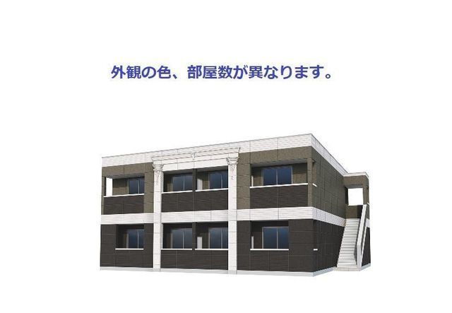仮）土浦市港町新築アパートの外観画像