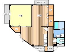 サンアべニュー井門Ⅱの間取り画像