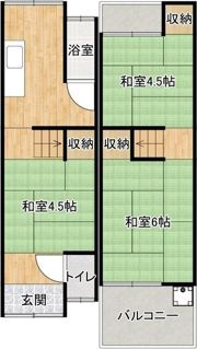 大東市野崎テラスの間取り画像