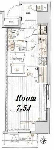 メイクスデザイン町屋の間取り画像