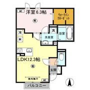 ブローニュ A棟の間取り画像