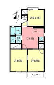 エステート山室の間取り画像