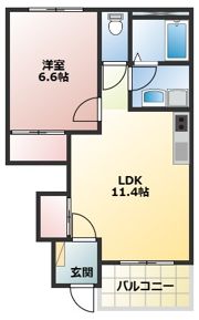 どんどんハウスⅡの間取り画像
