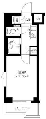 ルーブル鷺宮六番館の間取り画像