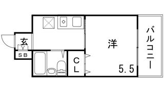 ソレイユ・ド元町の間取り画像