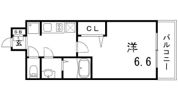プレサンスTHE神戸の間取り画像