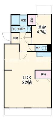 カーサライトワンAの間取り画像