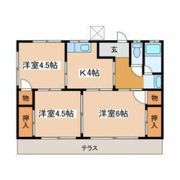 滝川荘Bの間取り画像