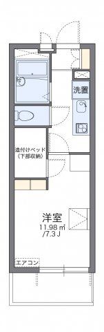 レオパレスメゾン浦和の間取り画像