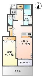 スペリアージュMの間取り画像