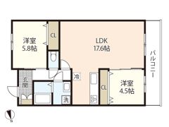 セブンプロート天応大浜の間取り画像