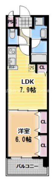 アーバンフラッツ城東の間取り画像