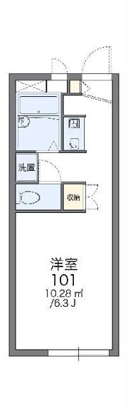 レオパレスソレーユの間取り画像