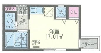 ヒルズ富岡の間取り画像