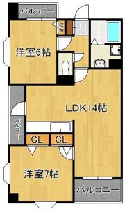 シャイニーヒルズの間取り画像