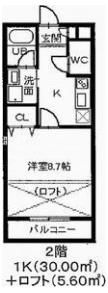 サンハイムMの間取り画像