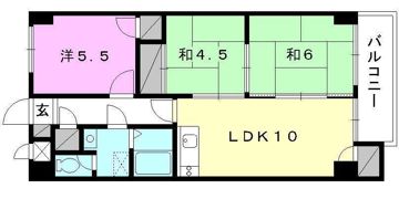 コーポラスAC2の間取り画像