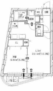 ミリオンベルの間取り画像