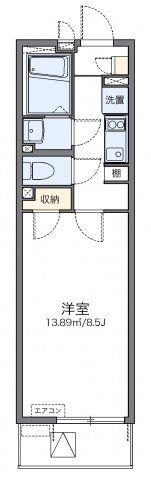 レオネクストホワイトパレスの間取り画像