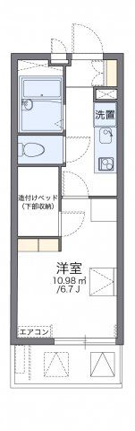 レオパレスフリージアの間取り画像