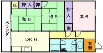 田中マンションの間取り画像