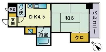 高宮ハイムの間取り画像