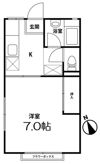 コーポウテナの間取り画像