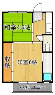 ビレッジハウス萩原 4号棟の間取り画像