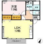 リヴェールAの間取り画像