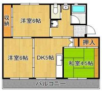ビレッジハウス本城4号棟の間取り画像