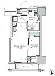 ONE ROOF RESIDENCE ASAKUSABASHIの間取り画像