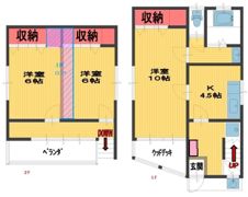 川口仲町ハウスの間取り画像