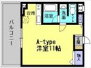メゾンクレール2の間取り画像