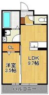 ニュー上の原の間取り画像